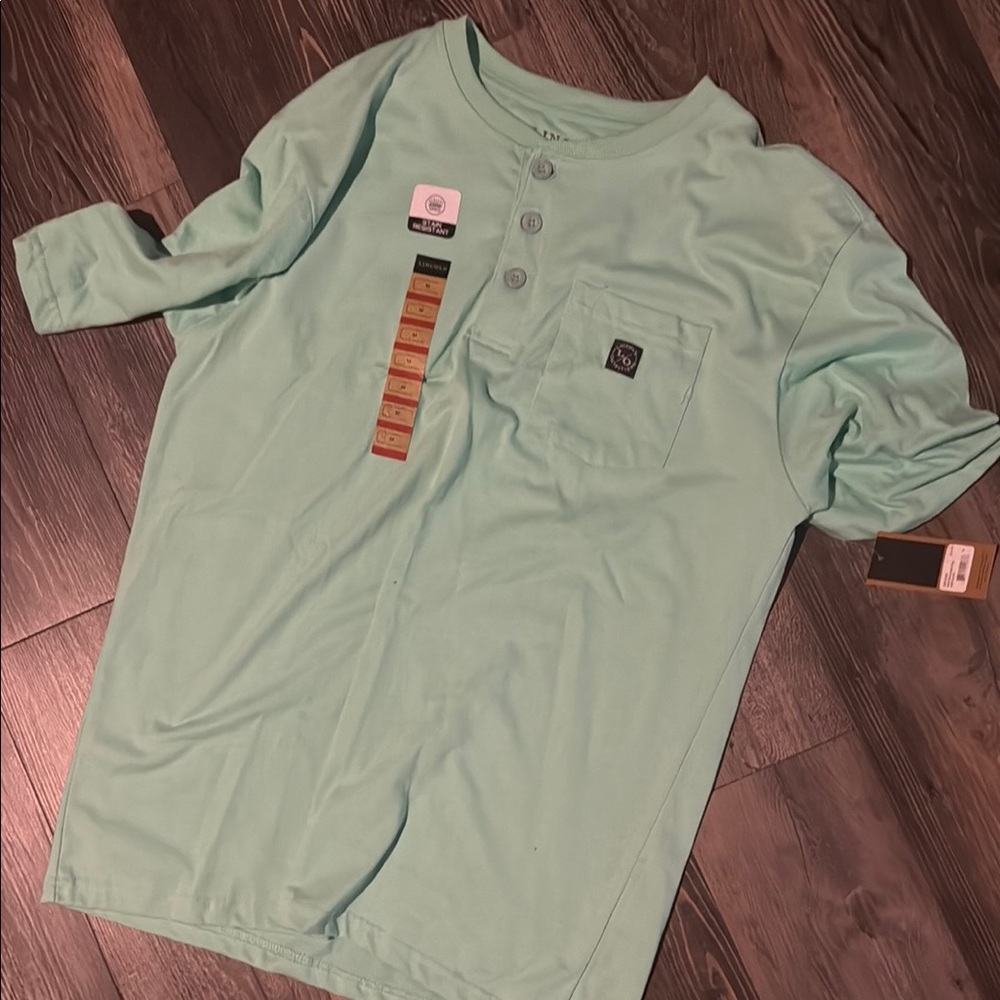 Mint Green Henley Shirt